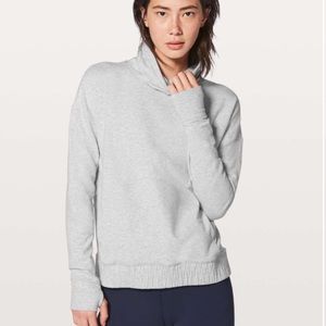 Lululemon Stress Less Pullover - Light Grey